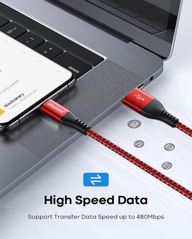 USB to USB C Cable 10ft 3Pack, USB Type C Cable 10 ft Braided Fast Charging in Saudi Arabia