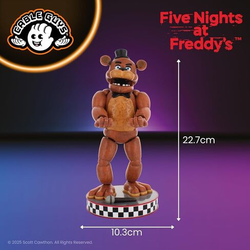 Cableguys Five Nights At Freddy's: Freddy Controller Holder & Phone Stand - Gaming Setup Accessories for Desk and Game Room, Holders Compatible with Xbox, PlayStation & Most Standard Game Controllers in Kuwait