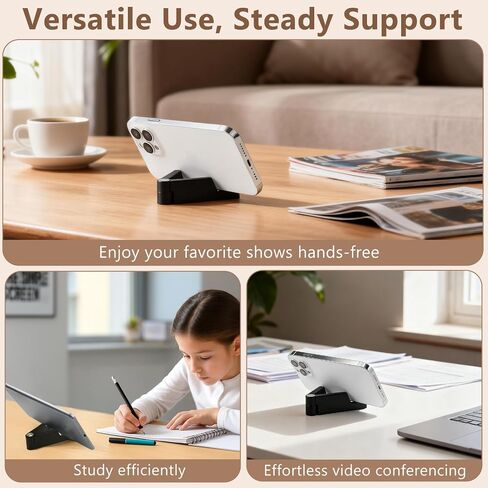 Desktop Foldable Phone Stand – Portable Phone & Mini Tablet Holder, Adjustable Cradle for iPhone, for iPad mini, Smartphones and More in Kuwait