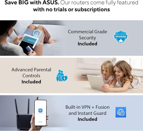 ASUS RT-AX57 Go AX3000 Dual Band Wi-Fi 6 (802.11ax) Travel Router Support 4G/5G Mobile tethering Public Wi-Fi (WISP) Mode Subscription-Free Network Security VPN Features Ai Mesh Guest Portal (Renewed) in Kuwait