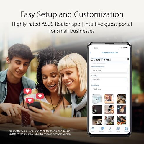 ASUS RT-AX57 Go AX3000 Dual Band Wi-Fi 6 (802.11ax) Travel Router Support 4G/5G Mobile tethering Public Wi-Fi (WISP) Mode Subscription-Free Network Security VPN Features Ai Mesh Guest Portal (Renewed) in Kuwait