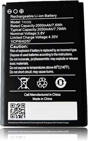 2050mAh BTE-2000 Replacement Battery Compatible with CAT S22 Flip Smartphone T-Mobile 7.79Wh 3.8V New 0 Cycle Battery in Kuwait