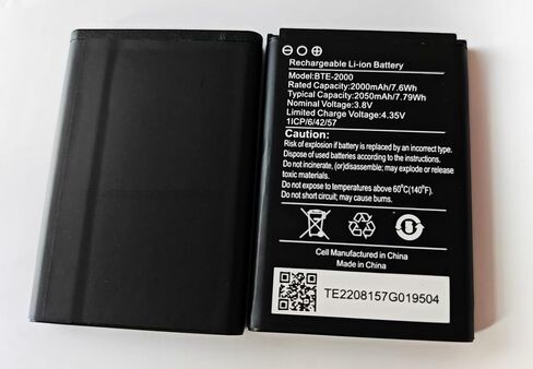2050mAh BTE-2000 Replacement Battery Compatible with CAT S22 Flip Smartphone T-Mobile 7.79Wh 3.8V New 0 Cycle Battery in Kuwait
