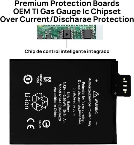 A1641 Battery Compatible with iPod Touch 6 6th Generation gen 3.83V 3.99Wh 1043mAh 020-00426 with Installation Tools in Kuwait