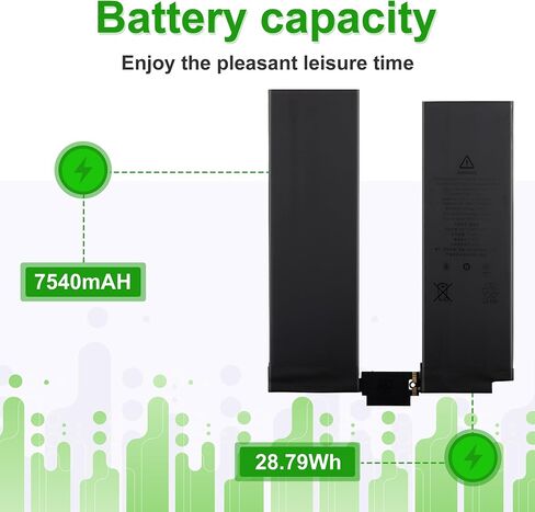 A2228 3.81V 7540mAh Battery, Compatible with iPad Pro 11" 2nd Gen 2020 A2228 A2231 A2068 A2230,Comes with a Battery Installation Tool in Kuwait