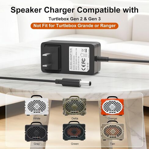 15V 3A Speaker Charger Replacement for Turtlebox Gen 2 & Gen 3 in Kuwait