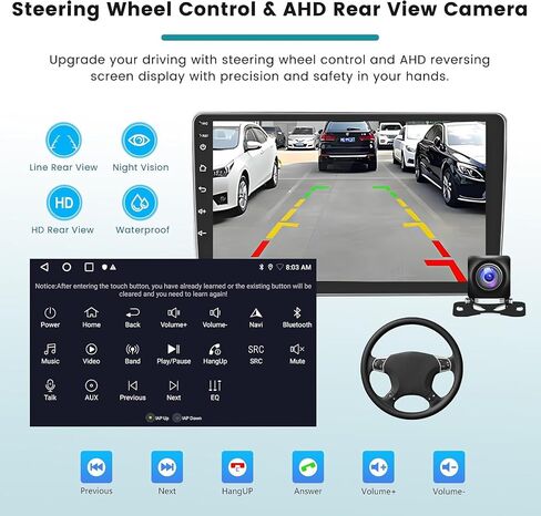 9" Single DIN Car Radio Stereo for Chevy GMC Trucks 1988 1989 1990 1991 1992-1994 with Carplay Android Auto Bluetooth 1 DIN Head Unit Touchscreen FM Radio Car Audio Receiver Backup Camera Mirror Link in Saudi Arabia