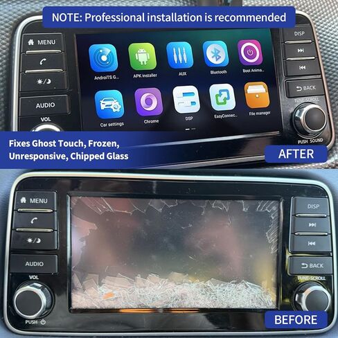 TsuperU 7" Touch Screen Replacement for 2018-2024 Nissan Kicks Versa SV SR Platinum Radio Digitizer Screen, Touchscreen fit 280215RW1A OEM Navigation System 280216EM1A 280216EM0A 280215RL0A 280219EK0A in Saudi Arabia