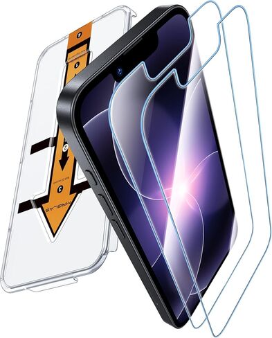 TOP 9H+ Glass 2 Packs for iPhone 17e/16e/14/13/13 Pro 6.1" Screen Protector in Kuwait