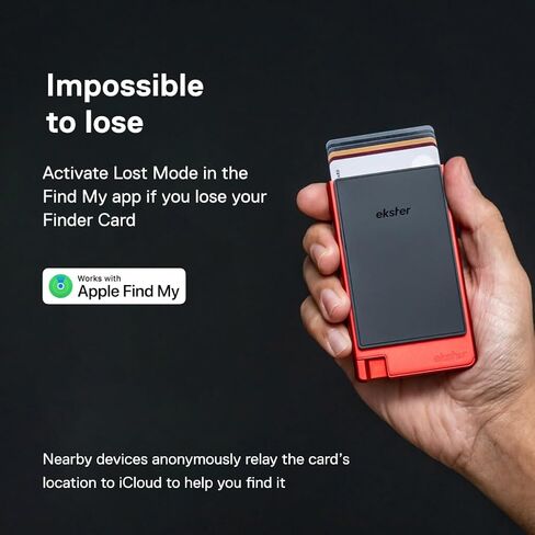 Ekster Finder Card-Apple Find My Wallet Tracker,Card Size Airtag for Wallet in Kuwait