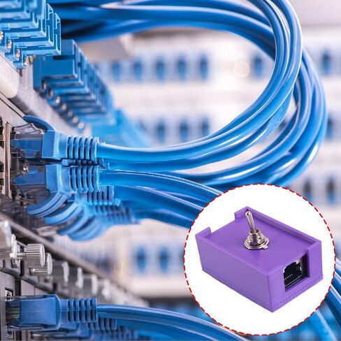 RJ45 Ethernet Switches Twisteds Pair Control Switches Surges Protectors Physical Isolation for Home Office Server Room in Kuwait
