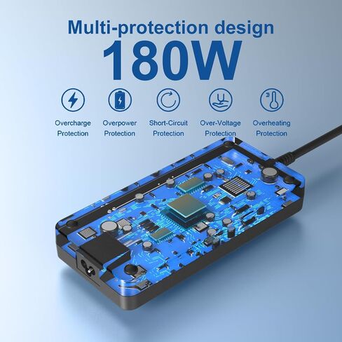 180W Adapter Charger Compatible with Dell Dock D6000 Docking Station in Kuwait