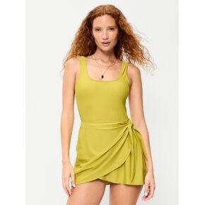 Old Navy Matte Side-Tie Swim Dress - Lacewing in Kuwait