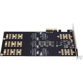 Pissente M.2 PCIe to SSD Adapter, 5 Slot Expansion Card in Saudi Arabia