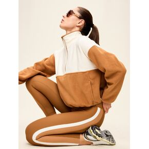 Old Navy Oversized Half-Zip Performance Fleece Pullover - Sycamore Bark in Kuwait
