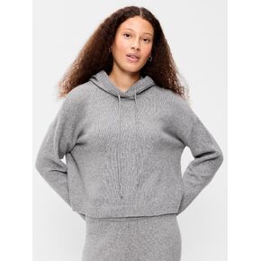 Old Navy SoSoft Relaxed Pullover Hoodie Sweatshirt - Heather Gray in Kuwait