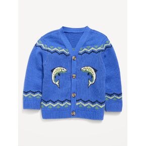 Old Navy Oversized Graphic Cardigan Sweater for Toddler Boys - Out Fishing in Kuwait