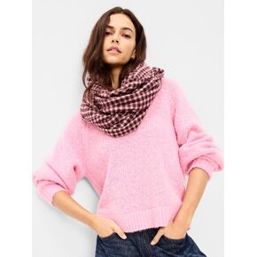 Old Navy Flannel Printed Scarf - Pink Plaid in Kuwait
