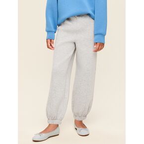 Old Navy High-Waisted Bounce Fleece Jogger Sweatpants for Girls - Light Heather Gray in Kuwait