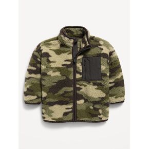 Old Navy Oversized Sherpa Jacket for Toddler Boys - Camo in Kuwait