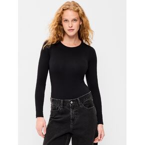 Old Navy Long-Sleeve Crew-Neck Bodysuit - Black Jack in Kuwait