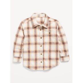 Old Navy Long-Sleeve Plaid Flannel Shirt for Toddler Boys - Creme De La Creme in Kuwait