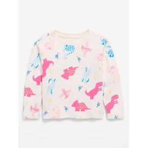 Old Navy Long-Sleeve T-Shirt for Toddler Girls - Dinosaurs in Kuwait