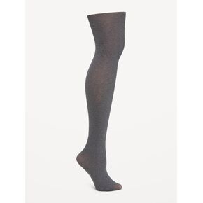 Old Navy Semi-Sheer Tights for Women - Gray in Kuwait