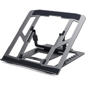 Laptop Stand Foldable Carbon Steel Lift Stand Ergonomic Design for MacBook Multibrand Laptop and Tablet in Kuwait