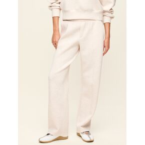 Old Navy High-Waisted Bounce Fleece Trouser Sweatpants - Oatmeal Heather in Kuwait