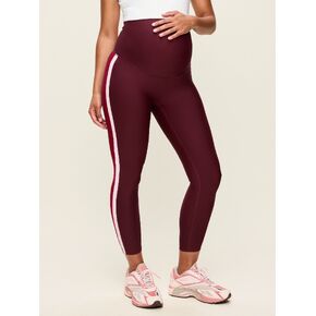 Old Navy Maternity Full-Panel PowerSoft Striped 7/8 Leggings - Grand Canyon in Kuwait