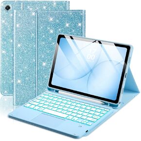 EAMPANG Glitter Case with Trackpad Keyboard for Samsung Galaxy Tab A11+/A9+ in Kuwait