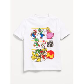 Old Navy Super Mario™ Gender-Neutral Graphic T-Shirt for Kids - White in Kuwait