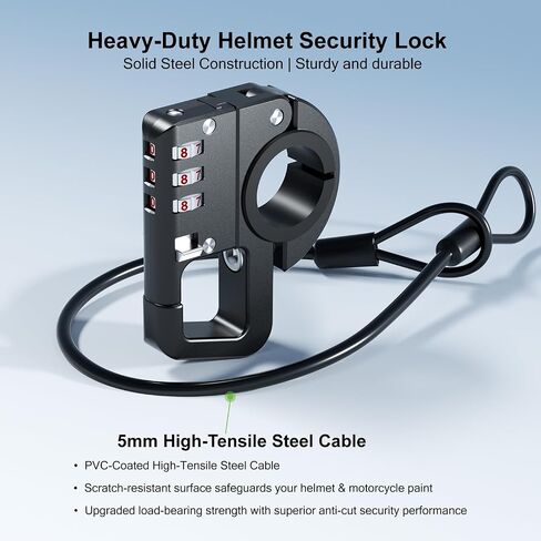 Kewig Aluminum Alloy Anti-Theft Motorcycle Bike Helmet Lock in Kuwait