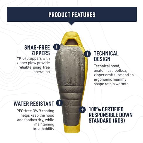 Sea to Summit Spark Ultralight Down Sleeping Bag, 0-Degree, Regular in Saudi Arabia
