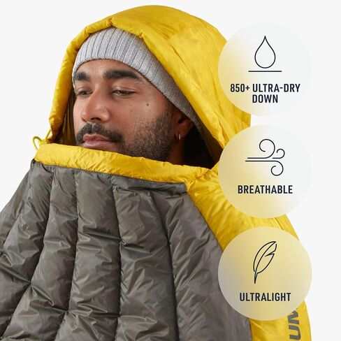 Sea to Summit Spark Ultralight Down Sleeping Bag, 0-Degree, Regular in Saudi Arabia