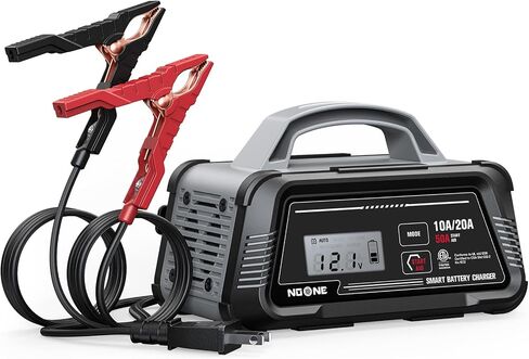 NOONE 10A/20A Smart Battery Charger - 12V/24V Fully Automatic Maintainer in Kuwait