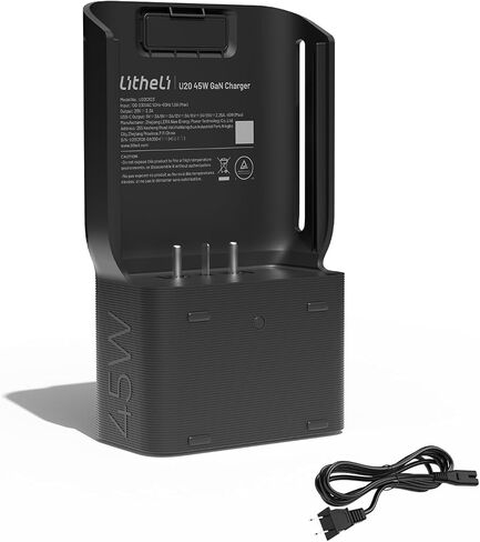 Ltheli U20 Smart Charger 20V 45W Fast Charging Station for All U20 Batteries,Reverse Charging Function in Saudi Arabia