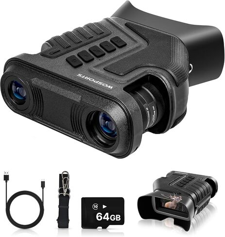 4K Night Vision Goggles, 80X Total Magnification, 64GB TF Card in Saudi Arabia
