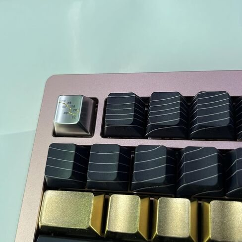 Matte Gold Alloy Keycap, Metal Replacement Keycap for Mechanical Keyboards, Sturdy Accent for Enthusiasts in Kuwait