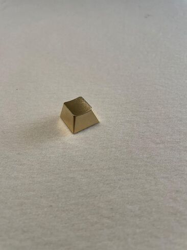 Matte Gold Alloy Keycap, Metal Replacement Keycap for Mechanical Keyboards, Sturdy Accent for Enthusiasts in Kuwait