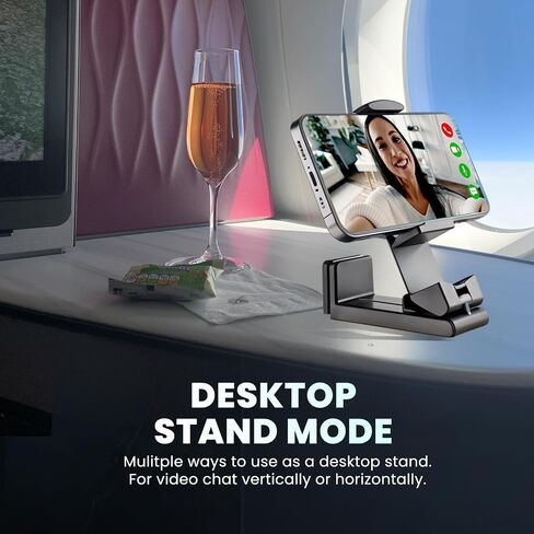 Airplane Phone Holder, 4-in-1 Foldable Phone Stand in Saudi Arabia