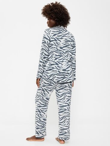 Old Navy Sunday Sleep Knit Jersey Pant Set - Zebra in Kuwait
