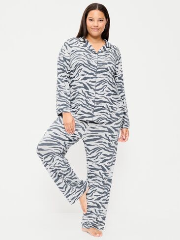 Old Navy Sunday Sleep Knit Jersey Pant Set - Zebra in Kuwait