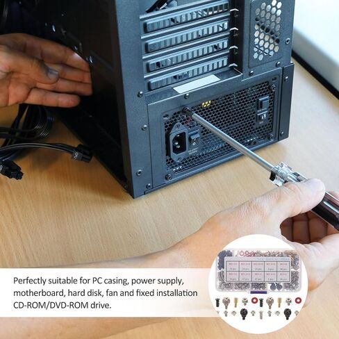 Computer Mounting Screw Kit for Case and Power Supply Stainless Steel in Kuwait