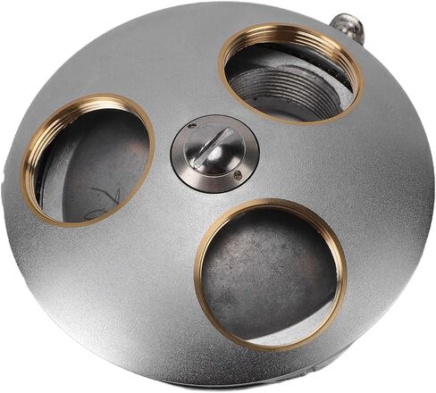 banapoy 3 Holes Microscope Converter, Aluminum Alloy Objective Lens Adapter, Microscope Lens Adapters, RMS Interface, 20.2mm Thread Hole Diameter, for 185 195 Objective in Kuwait