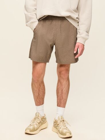 Old Navy StretchTech Woven Workout Shorts -- 7-inch inseam - Saddle Brown in Kuwait