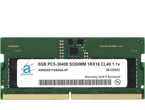 Adamanta 8GB (1x8GB) Compatible for HP Victus 16-d1025ns Laptop DDR5 4800MHz PC5-38400 SODIMM 1Rx16 CL40 1.1v Notebook Memory Module Upgrade RAM in Saudi Arabia