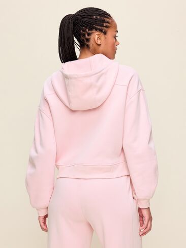 Old Navy Dynamic Fleece Half-Zip Hoodie Sweatshirt - Fairytale Rose in Kuwait