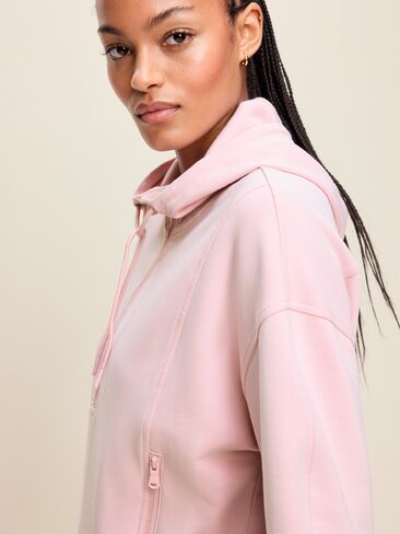 Old Navy Dynamic Fleece Half-Zip Hoodie Sweatshirt - Fairytale Rose in Kuwait